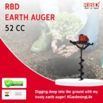 RBD Earth Auger 52CC – Petrol Post Hole Digger - Image 7