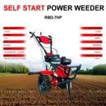 RBD SS-7HP Self-Start Power Weeder – Heavy-Duty 7HP Air-Cooled 4-Stroke Petrol Engine | Easy Start | 2-Year Warranty - Image 4