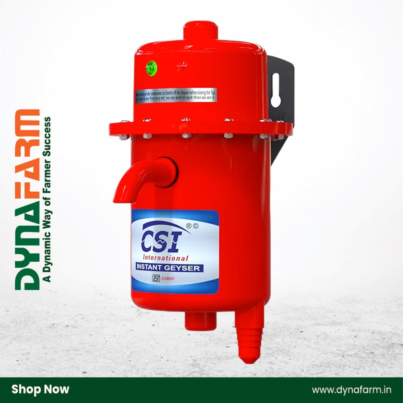 IMG_8577.JPEG CSI International 1L Round Portable Water Geyser – Instant Hot Water Heater, Copper Element, Energy Efficient - Image 1