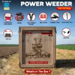 RBD PT-7HP – Heavy-Duty 7HP Power Weeder With Air Cooled Petrol Engines 4 Stroke Power Weeder With 2 Year Warranty - Image 5