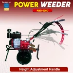 RBD 6HP Power Weeder Diesel – Heavy-Duty Diesel Engine Field Weeder | High Torque & Farm Performance - Image 6