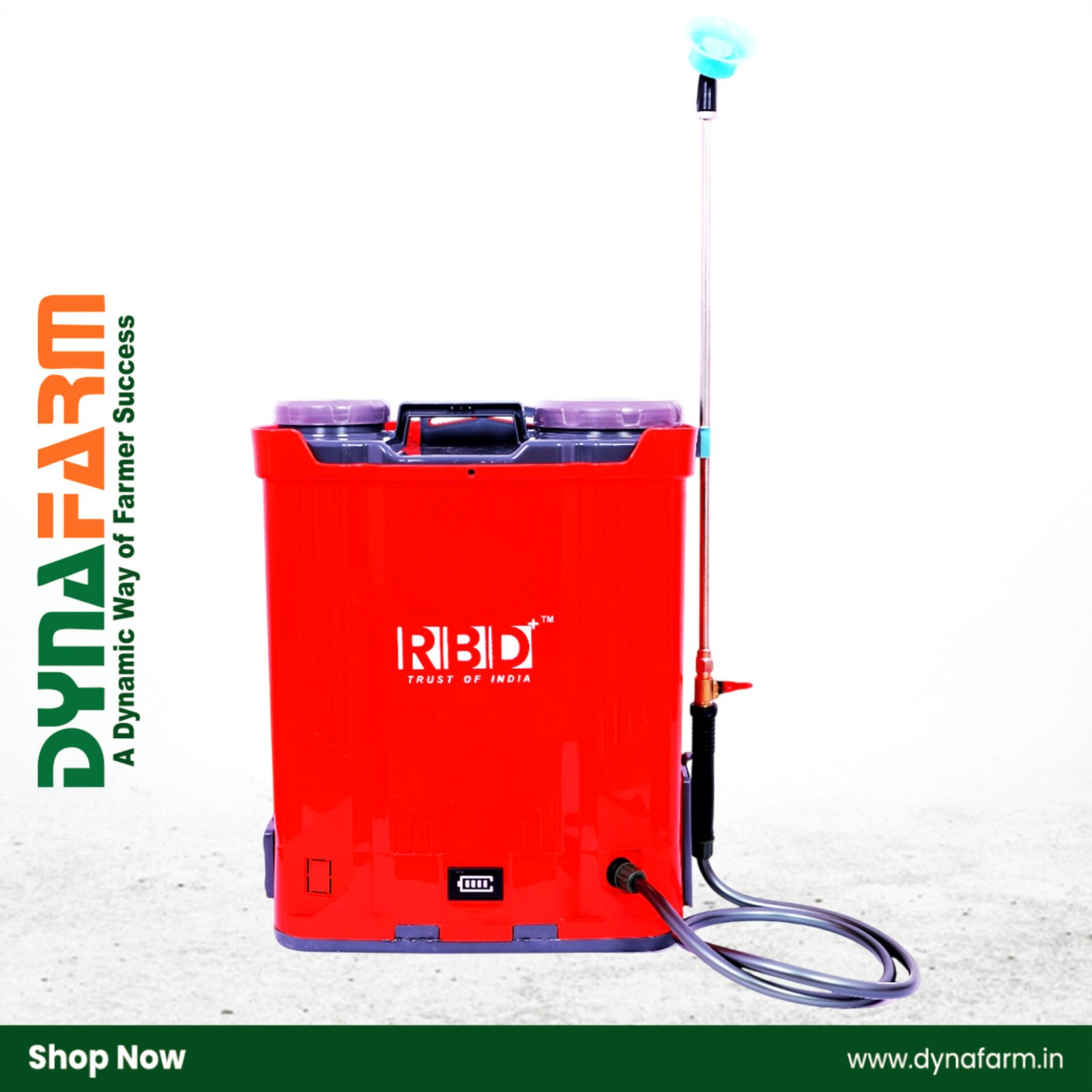 InShot_20251206_145920008 RBD 18L Backpack Battery Sprayer – Powerful Portable Crop Sprayer - Image 1