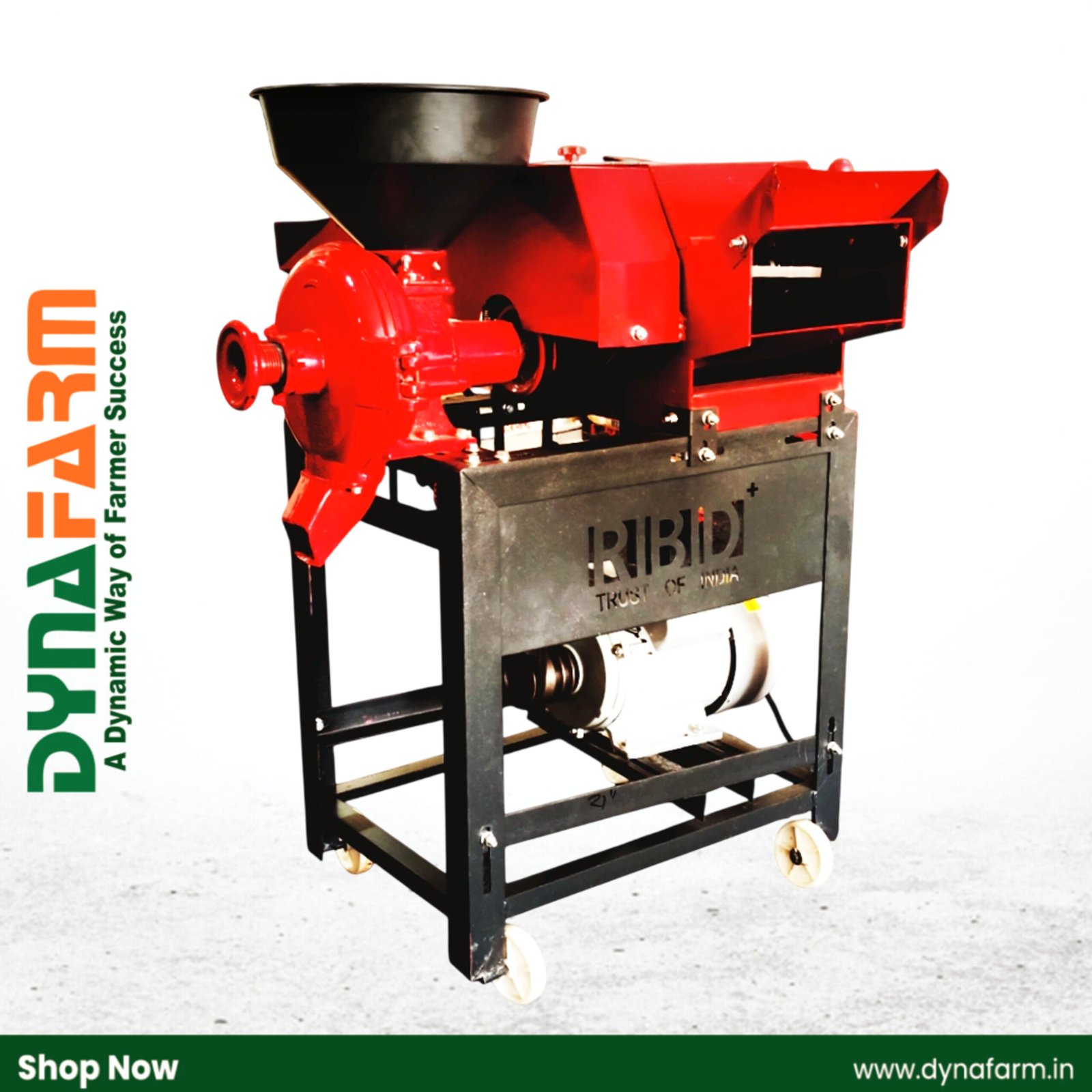 InShot_20251222_133641331 RBD AC – Chaff Cutter with Aata Chakki (With Motor) - Image 1
