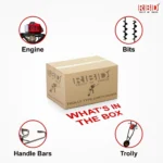 RBD Trolley Earth Auger 72CC – Heavy-Duty Petrol Post Hole Digger with Trolley - Image 4