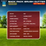 RBD 50cc Backpack Brush Cutter - Image 6