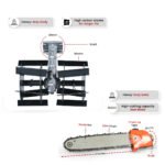 Balwaan Krishi BX-35 Brush Cutter with Chainsaw & Tiller Attachment - Image 2