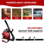 Balwaan BL-770 Backpack Leaf Blower - Image 3