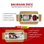 Balwaan Krishi Side Pack Brush Cutter BX-35 Pro | Powerful 35cc Engine - Image 7