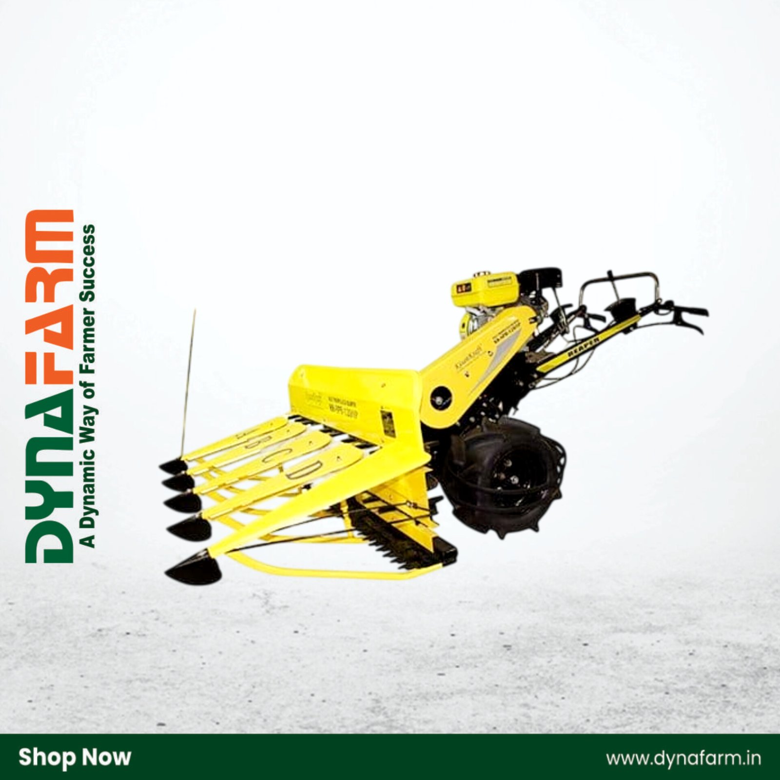 InShot_20260207_120541933.jpg AGRI HARVESTER REAPER — SELF PROPELLED (PETROL, RECOIL START) KK-SPR-1201P— SHORT CROP - Image 1