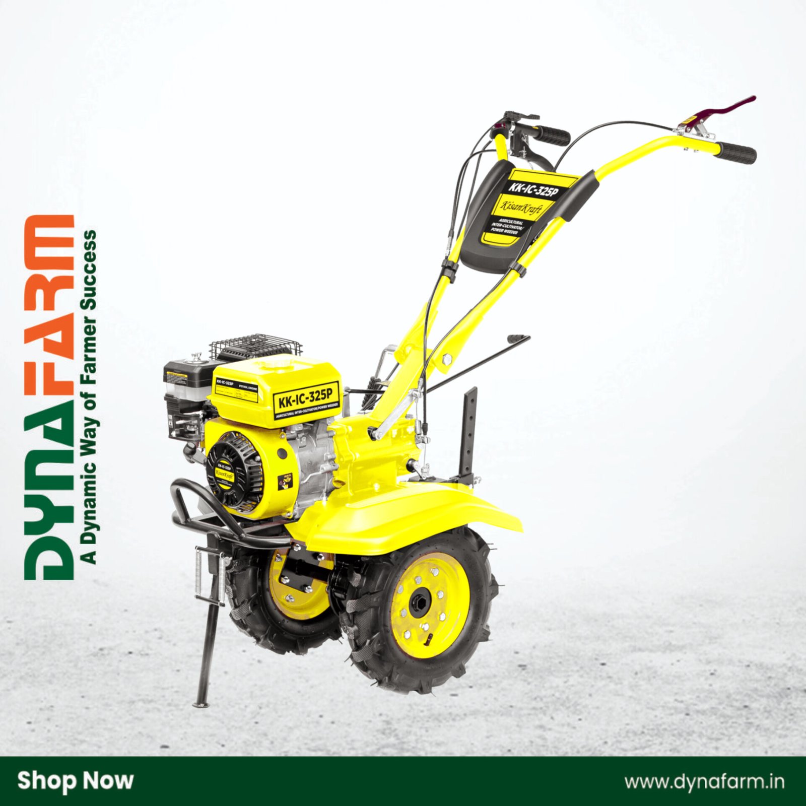 InShot_20260307_161936913.jpg AGRI INTERCULTIVATOR / POWER ROTARY WEEDER (PETROL) KK-IC-325P - Image 1