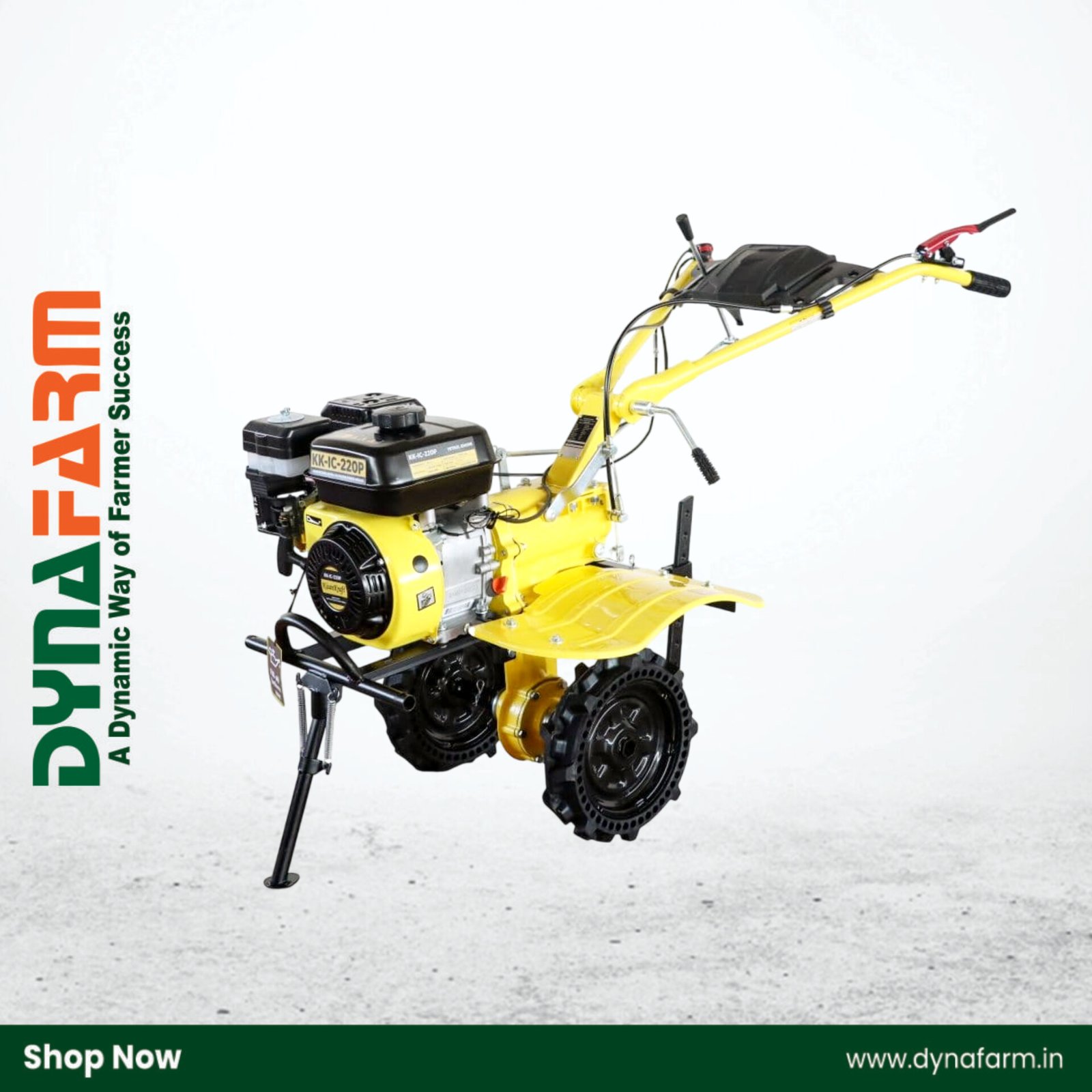 InShot_20260307_163846615.jpg AGRI INTERCULTIVATOR / POWER ROTARY WEEDER (PETROL)KK-IC-220P - Image 1