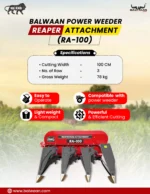 Balwaan Krishi RA-100 Power Weeder Reaper Attachment - Image 2