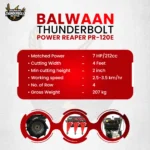 Balwaan Thunderbolt Power Reaper (PR-120E) - Image 4