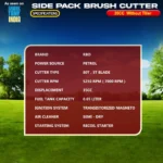 RBD 35cc Sidepack Brush Cutter Without Tiller - Image 5