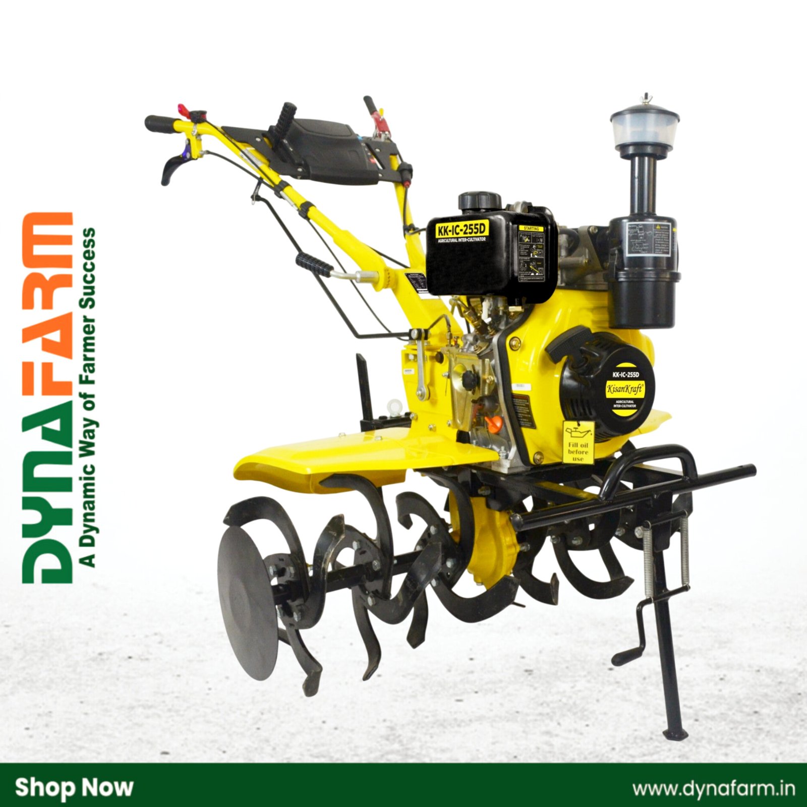 InShot_20260320_173255272.jpg AGRI INTERCULTIVATOR / POWER ROTARY WEEDER (DIESEL) KK-IC-255D - Image 1
