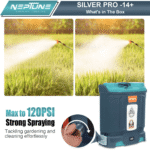 Neptune Silver Pro-14+ Double Motor Battery Sprayer – 12V x 14Ah - Image 4