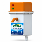 Dyna Instant Geyser 1 Litre – Auto Cut-Off Portable Water Heater (White & Orange)