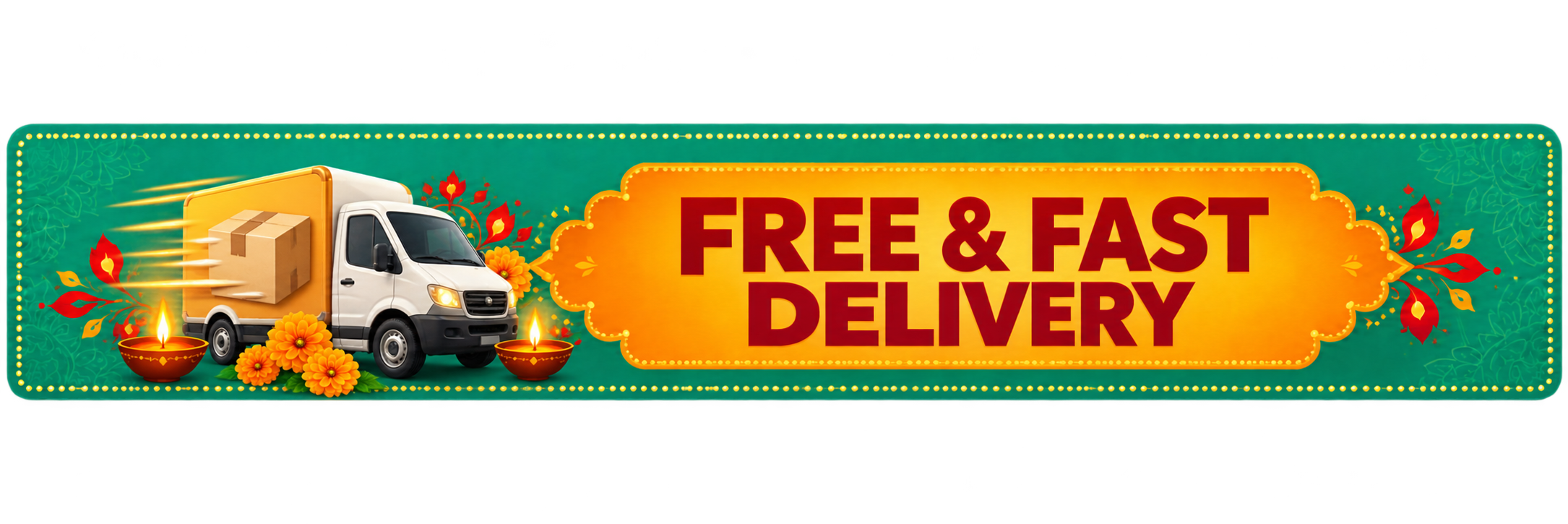 Dynafarm - Festive free and fast delivery banner