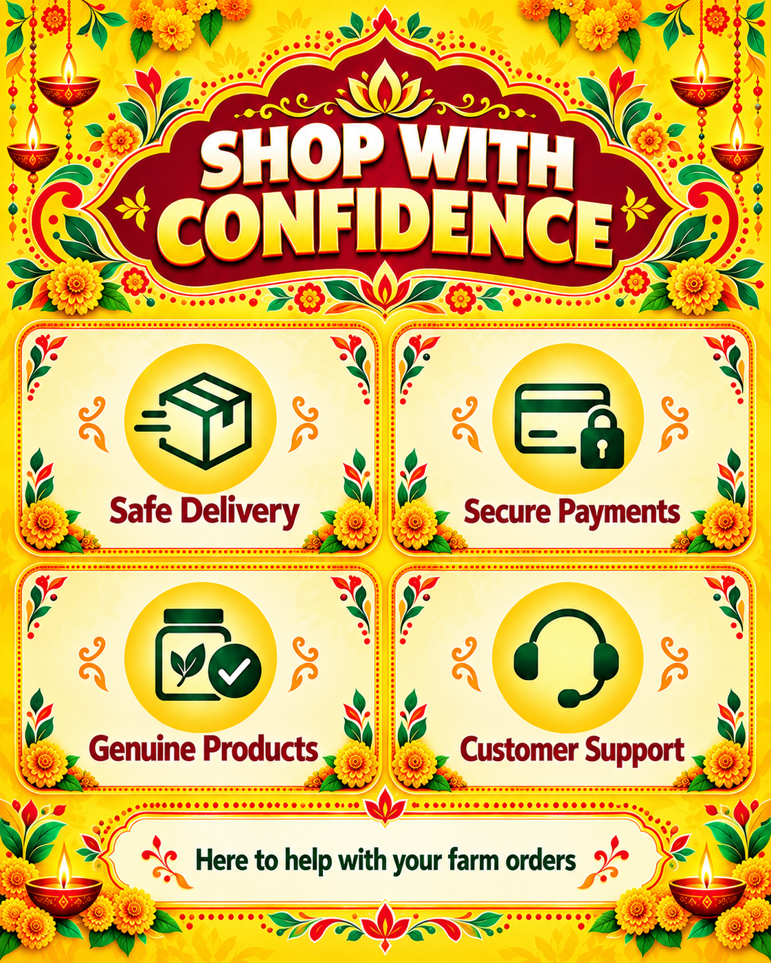 Dynafarm - Golden Diwali Shop With Confidence