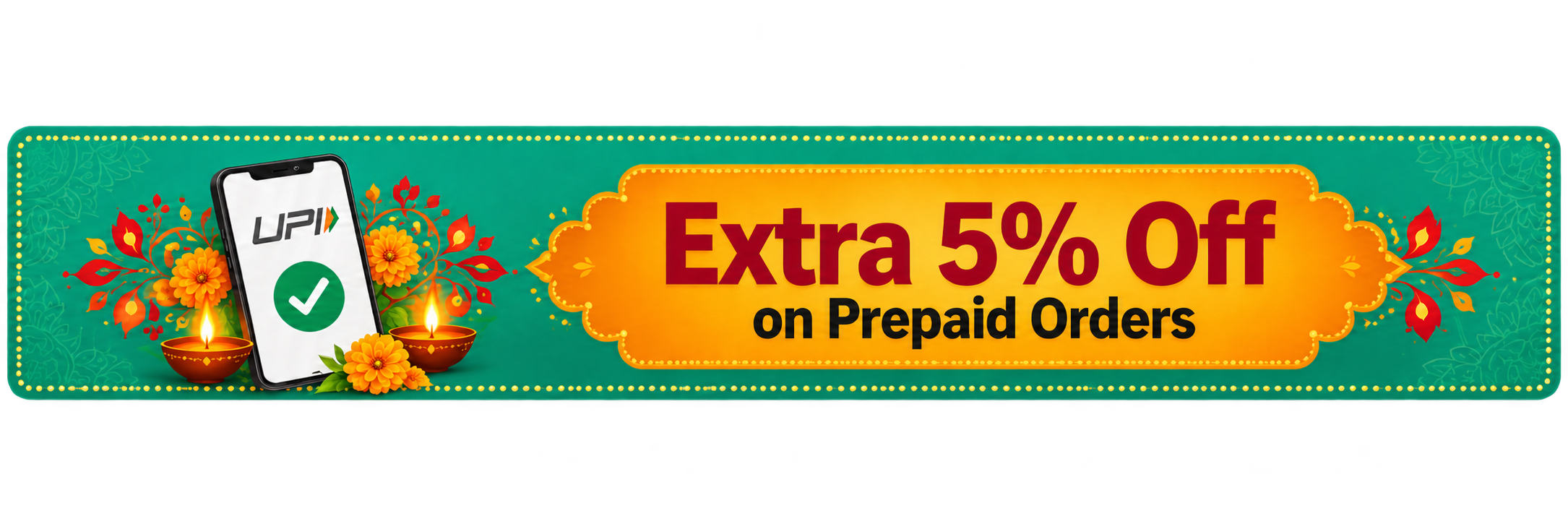 Dynafarm - Green and orange prepaid offer banner