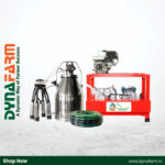 GODHAN GS 350 Single Bucket Automatic Milking Machine With Engine | 1 HP Motor | 350 LPM Pump | 25 Litre SS 304 Bucket | 8L Vacuum Tank
