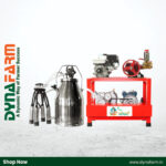 Godhan GS 350 Single Bucket Automatic Milking Machine With Engine & HTP | 1 HP Motor | 300 LPM Pump | 25 Litre SS 304 Bucket