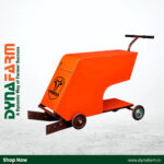 Godhan Semi Automatic Cow Dung Collector Machine | 24V DC Motor | 40 Kg Storage | Stainless Steel
