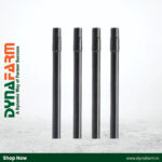 Godhan Short Pulse Tube (4 Pieces) | Black Rubber | Milking Machine Spare Parts