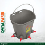 Godhan 6 Nipple Goat Feeding Bucket – Multi-Kid Milk Feeding Bucket