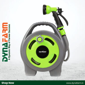 Neptune Mini Hose Reel – 10m Heavy-Duty Hose with 7-in-1 Spray Nozzle