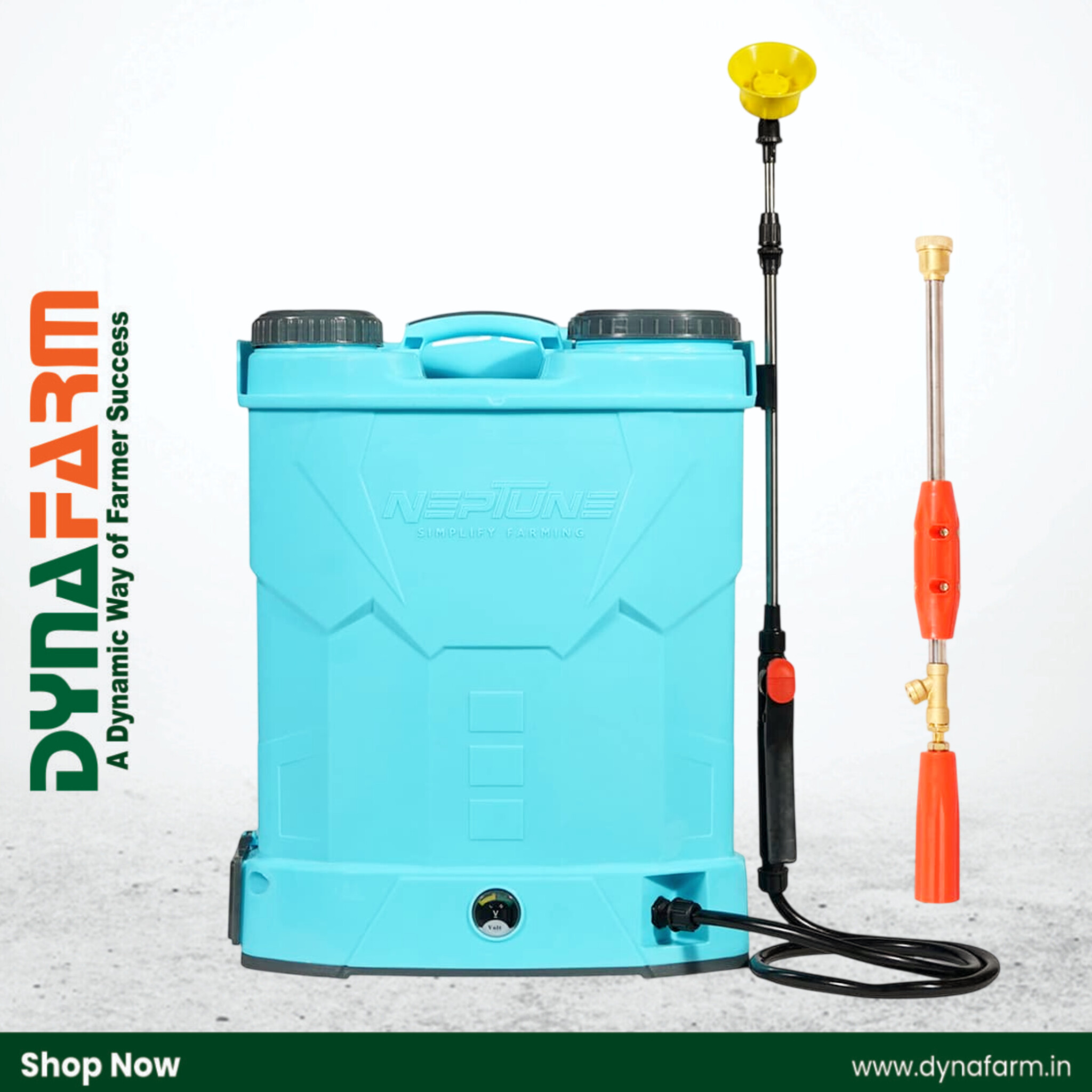 InShot_20261022_125352820.jpg Neptune DK-14 Plus Double Motor Battery Sprayer – 12V × 14Ah, 20 Litre Tank - Image 1